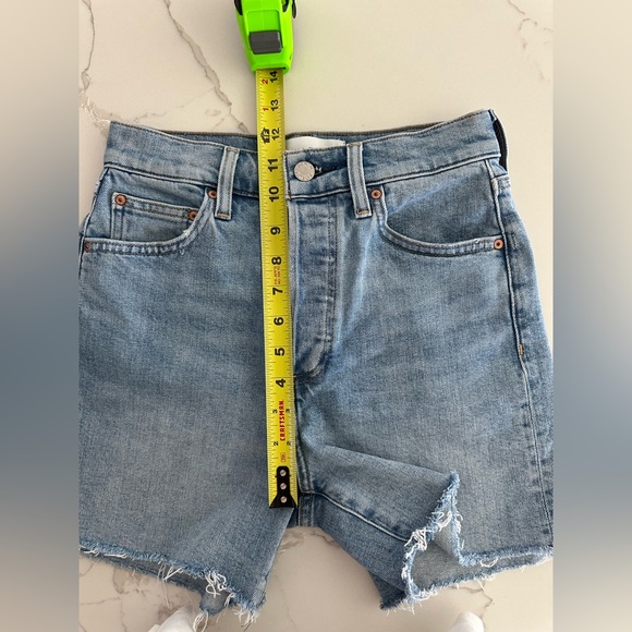 Aritzia Denim Forum 50s Arlo Mid-thigh Denim Shorts - Picture 5 of 9